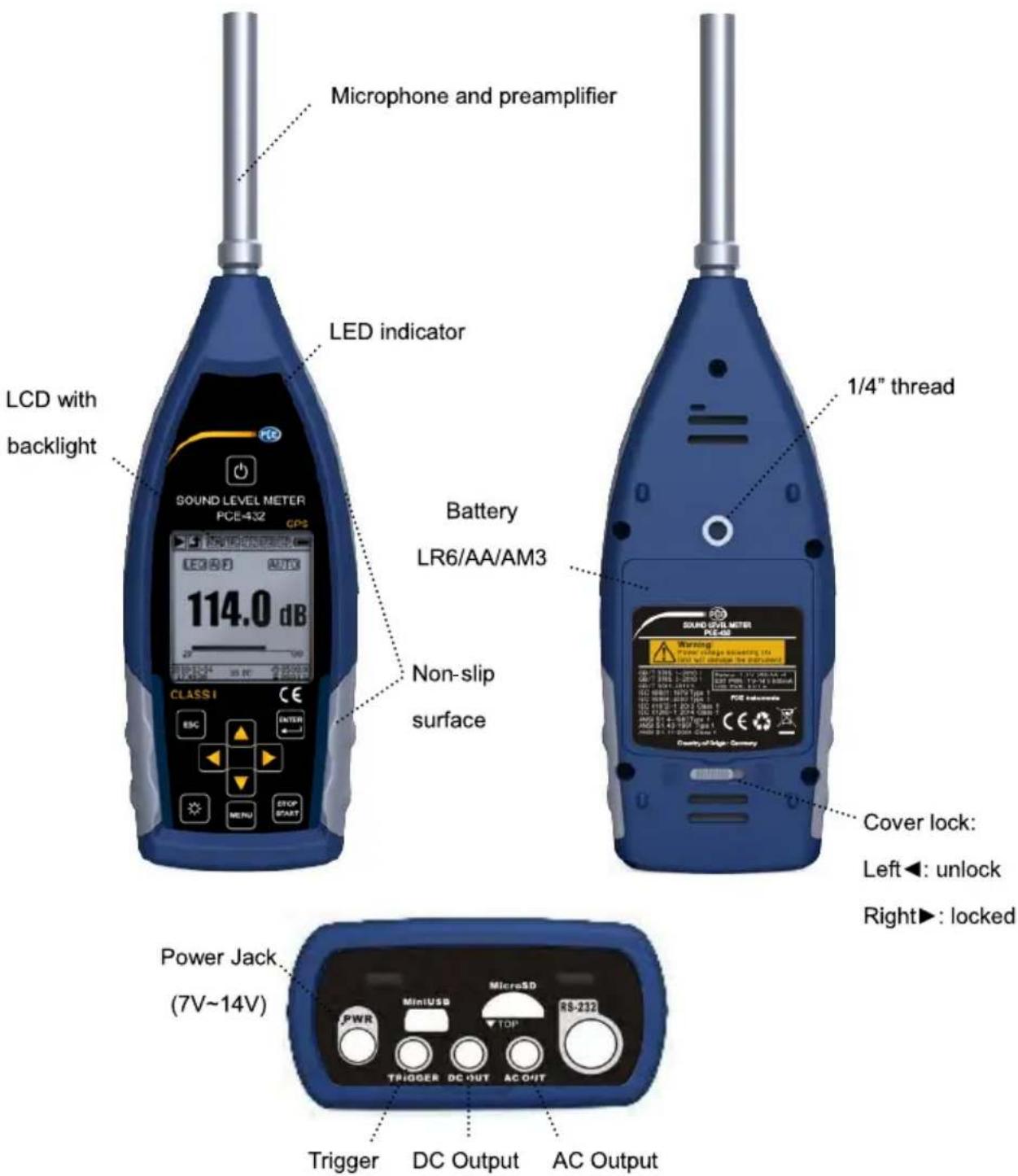 PCE Instruments 432 - Appearance - 1