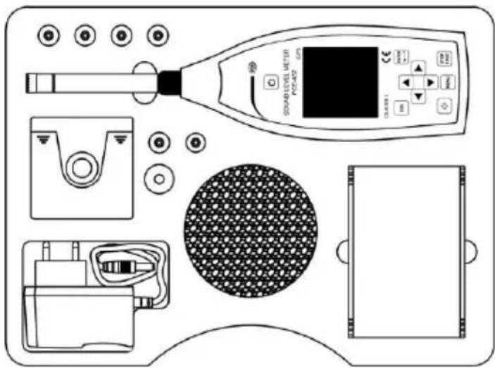 PCE Instruments 432 - Packing Drawing - 1