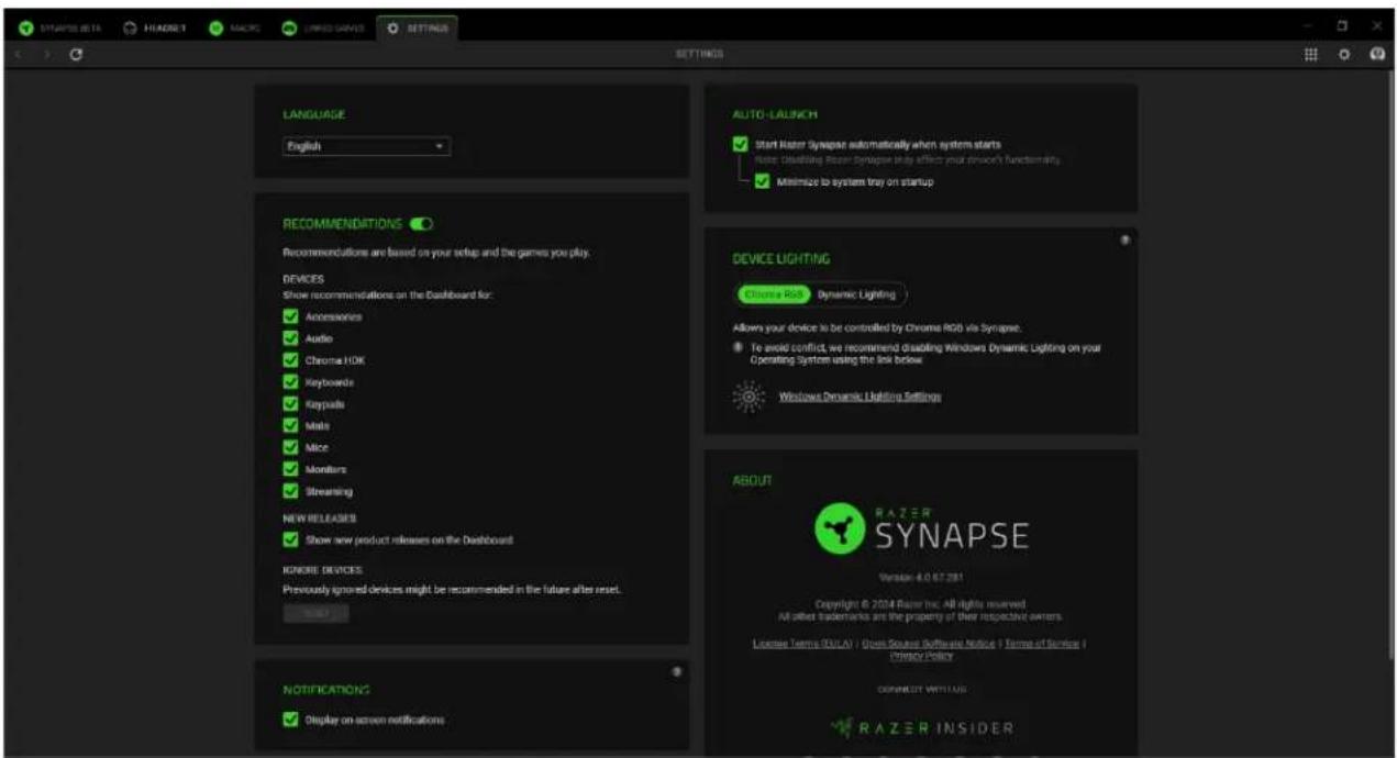 RAZER Kraken V4 X - 設定 - 1