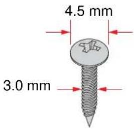 4.5 mm 3.0 mm