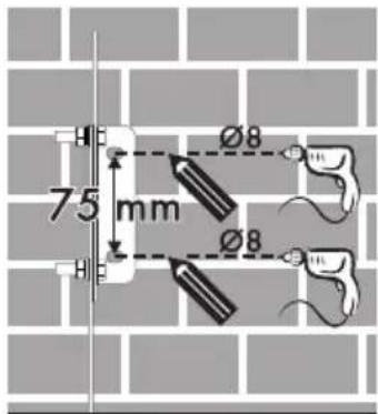 75 mm Ø8 Ø8