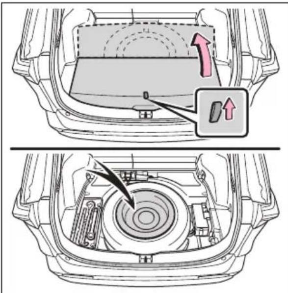 Technical diagram showing car interior components with directional arrows indicating movement or flow, likely illustrating vehicle dynamics or engine control.