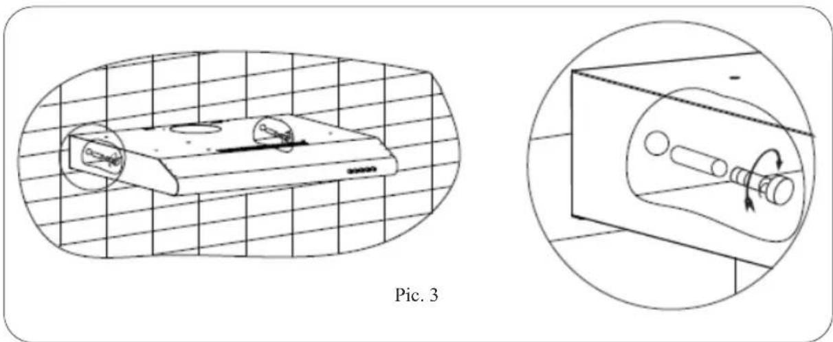 Kernau KBH 0961 W - INSTALLATION (WALL MOUNTING) - 4