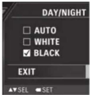 DAY/NIGHT AUTO WHITE BLACK EXIT SEL SET