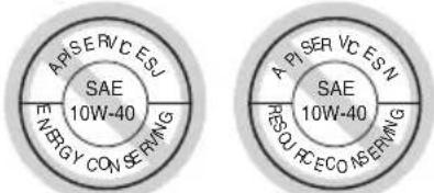 APISER/CESJ SAE 10W-40 ENERGY CON SERVIG APISER/CESJ SAE 10W-40 RESOU RECONSERVIG