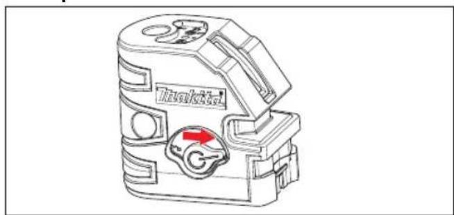 MAKITA SK104Z - Zelfstellen en Lockfuncties - 1