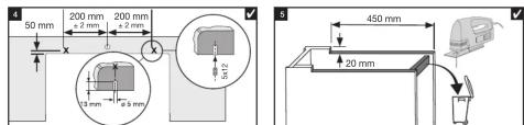 50 mm 200 mm ± 2 mm 200 mm ± 2 mm 33 mm ± 5 mm 51.2 450 mm 20 mm