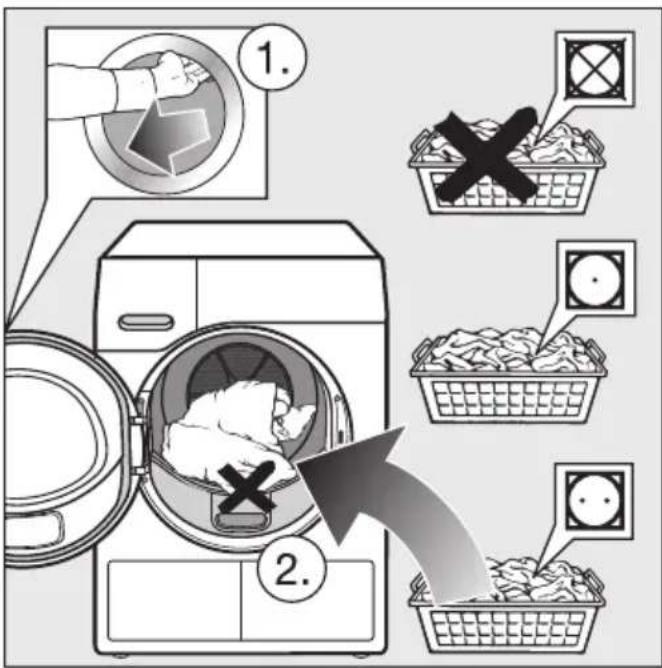 MIELE TEC575WP EcoSpeed - Het wasgoed in de droger doen - 1