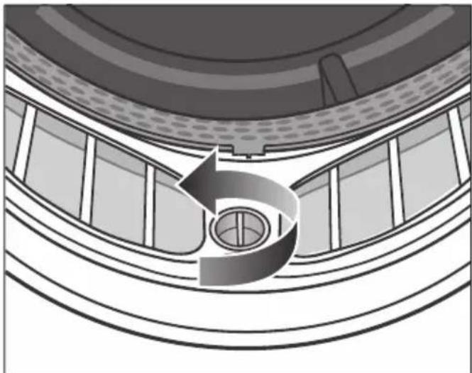 MIELE TEC575WP EcoSpeed - Pluizenfilters en luchtgeleidingsge- deelte grondig reinigen - 1