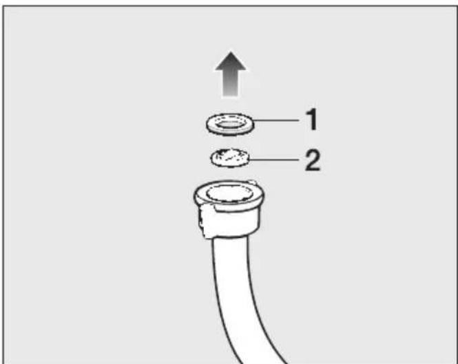 MIELE WSE383 WCS - Zeefje in de toevoerslang reinigen - 1