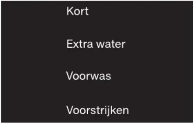 Kort Extra water Voorwas Voorstrijken