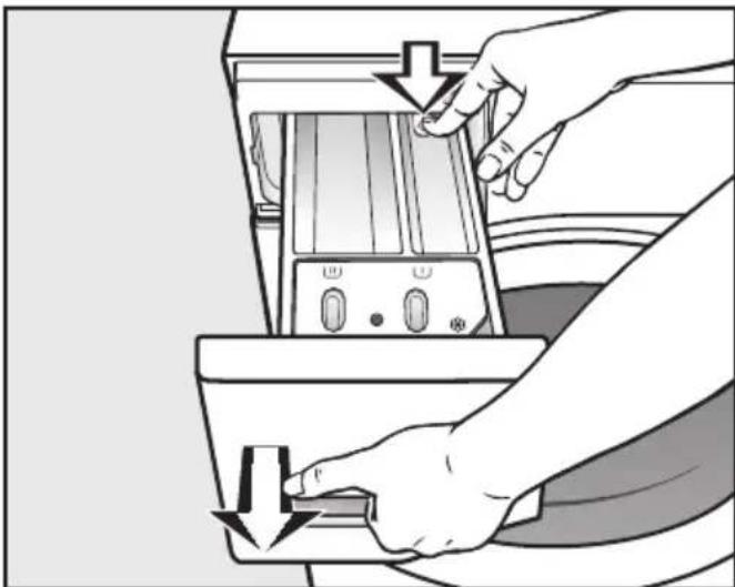 MIELE WEG895 WPS - Wasmiddellade verwijderen - 1
