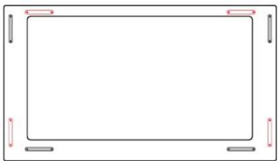 NEC MultiSync P654Q - Changing handles position - 1