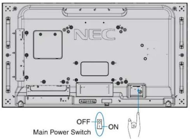 NEC OFF ON Main Power Switch