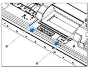 NEC MultiSync UN552A - Installing an Option Board - 2