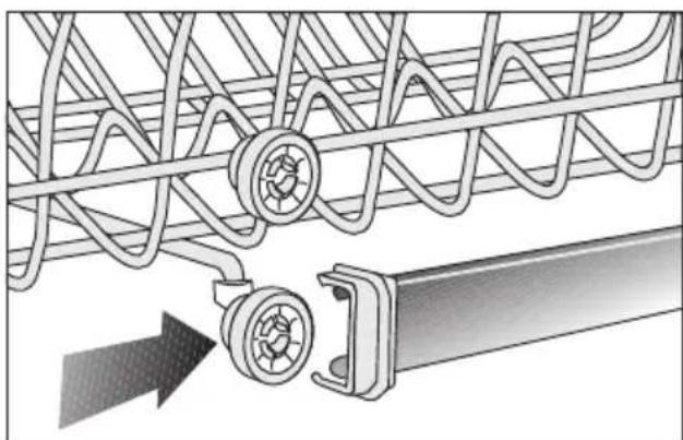 Technisch diagram van een mechanische samenstelling met spiraalveer en bevestigingsmiddel (geen tekst of symbolen)