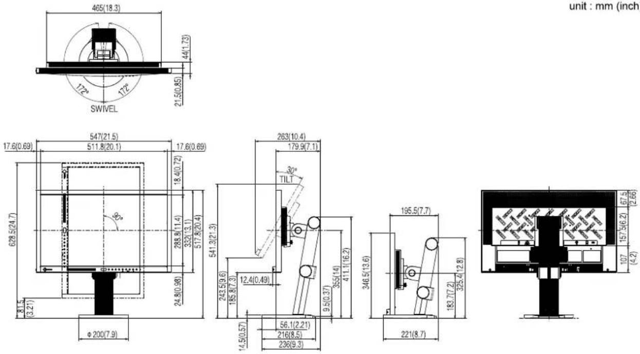 EIZO FlexScan EV2303WT - EV2303W - 1