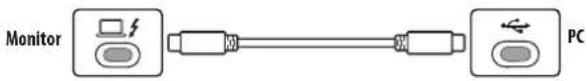 LG 40WP95CP - Een USB-C-kabel gebruiken - 1