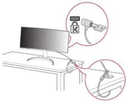 LG 40WP95CP - De Kensington-vergrendeling gebruiken - 1