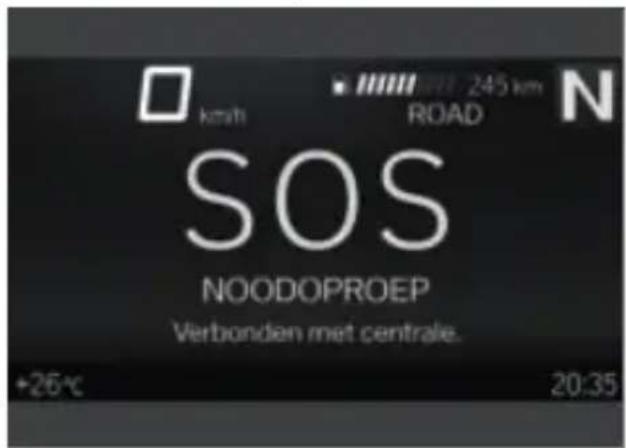 SOS NOODOPROEP Verbonden met centrale. +26°C 20:35