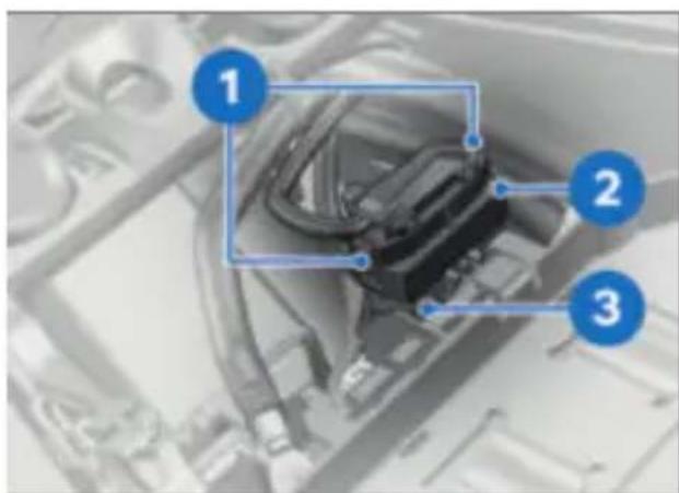 BMW F 900 GS Adventure (2025) - Diagnosecontactdoos bevestigen - 1