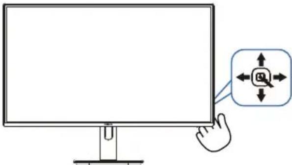 PHILIPS 27E1N2600A - Beschrijving van de bedieningsknoppen - 1