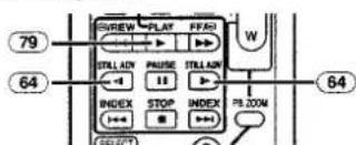 79 64 ENREW PLAY FFAR STILL KEY PAUSE STILL AN INDEX STOP INDEX W P8.200M 64