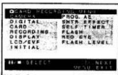 PANASONIC NV-GS200EG - [CARD RECORDING MENU] - 1