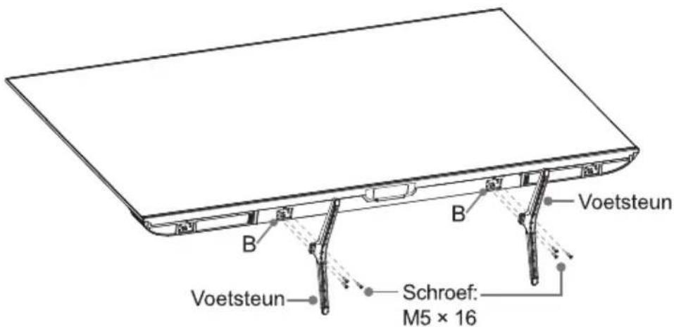 Voetsteun B B B V Voetsteun Schroef: M5 × 16