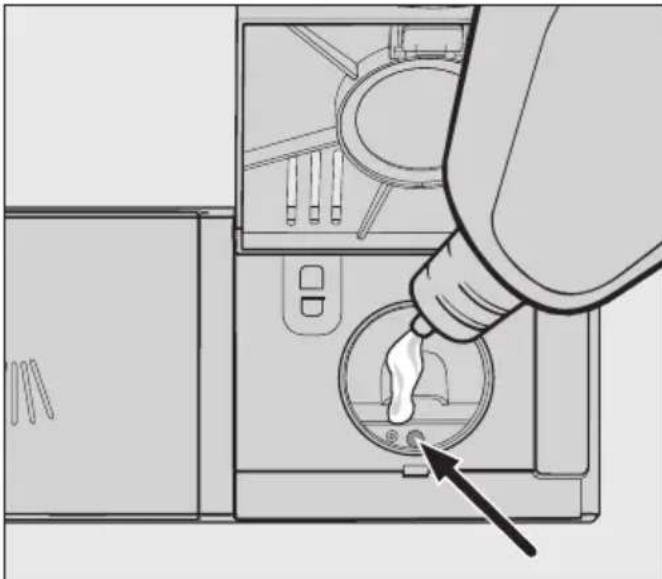 MIELE G 7651 SC Vi - Naspoelmiddel doseren - 2