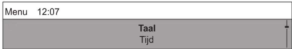 Menu 12:07 Taal Tijd