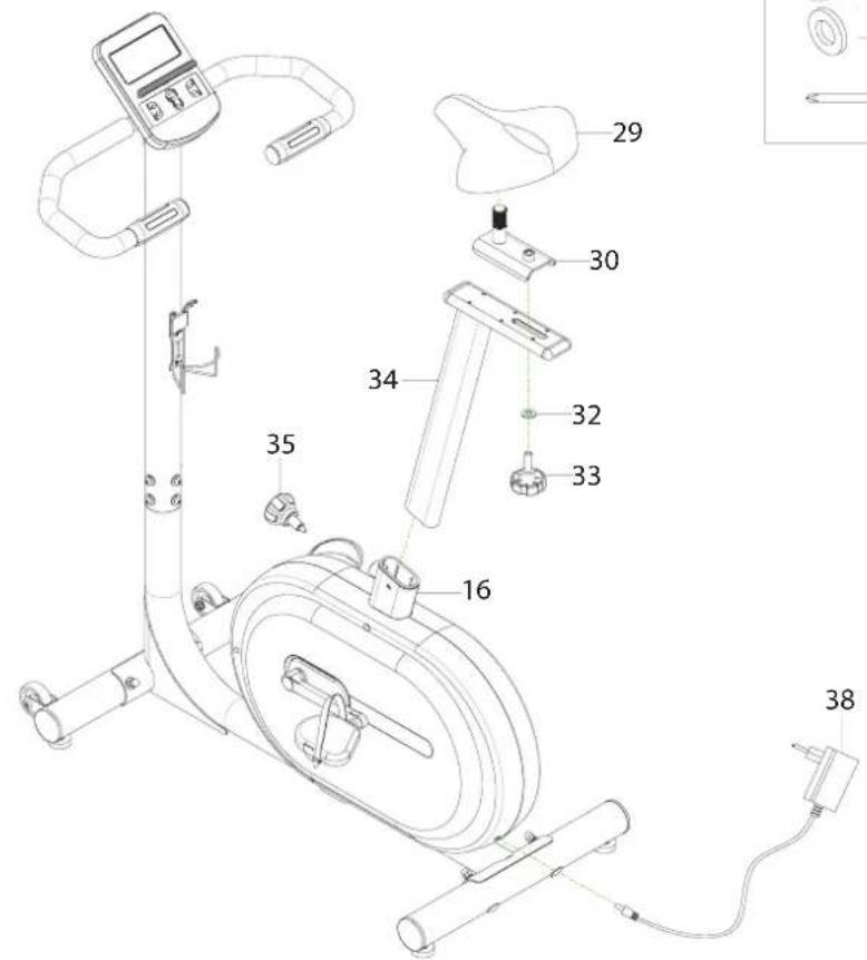 VirtuFit Low Entry Bike 1.2i - STAP 4 - 1