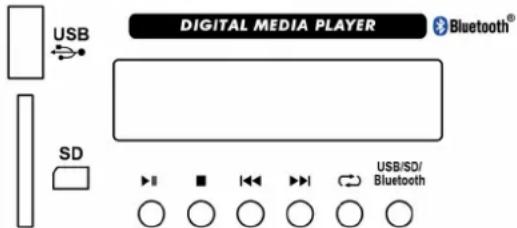 DIGITAL MEDIA PLAYER USB SD Bluetooth® USB/SD/ Bluetooth