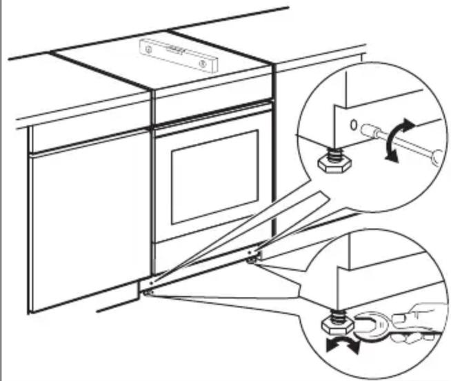 Diagram illustrating a mechanical assembly or mounting process with labeled components and directional arrows indicating movement or assembly steps.