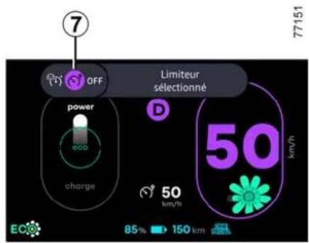 RENAULT Twingo E-Tech Electric (2025) - Opnieuw inschakelen van de maximum snelheid - 2