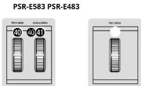 PSR-E583 PSR-E483 PITCH BING ACQUISITION 40 40 41 PITCH BING