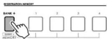 MENSITRATION MEMORY BANK + 1 2 3 4 BANK - MEMORY -