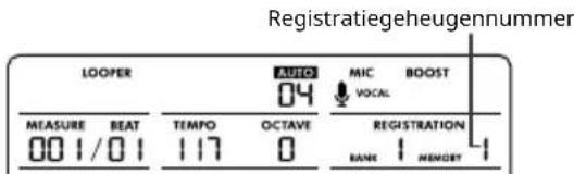 Registrarigeheugennummer LOOPER AUTO MIC BOOST 04 VOCAL MEASURE BEAT TEMPO OCTAVE REGISTRATION 001/01 117 0 BANK HEMBERT
