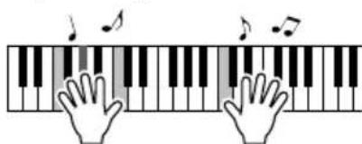 YAMAHA PSR-E583 - Speel op het keyboard. - 1