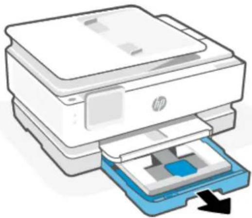 HP ENVY Photo 7230 - Om papier met standaardformaat te laden - 1