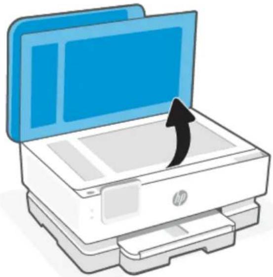 HP ENVY Photo 7230 - Een origineel op de scannerglasplaat plaatsen - 1