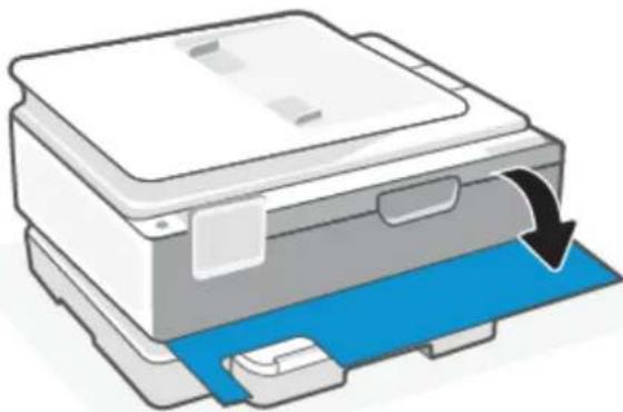 HP ENVY Photo 7230 - Een papierstoring in de afdrukzone verhelpen - 1
