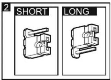 2 SHORT LONG