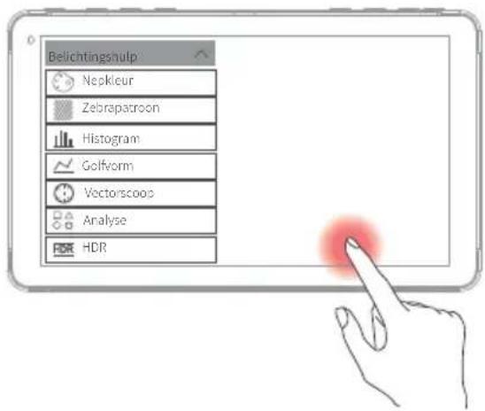 Belichtingsnulp Neokleur Zebrapatroon Histogram Golfvorm VectorSCOOP Analyse HDR