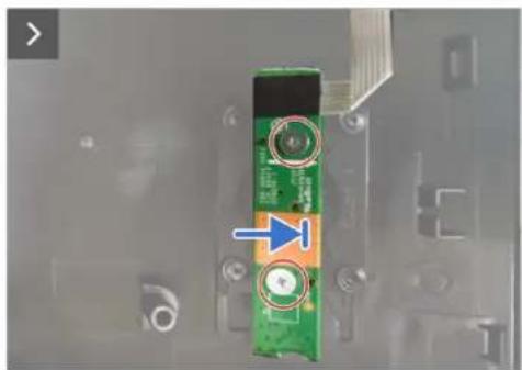 DELL E2426HB - Installing the keypad board - 4