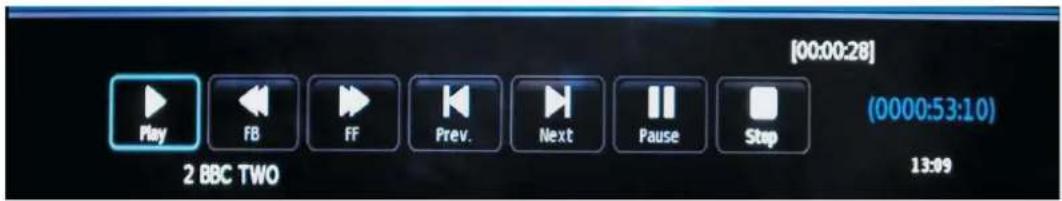 DENVER LDD-2454MC - 1) Recording menu - 1