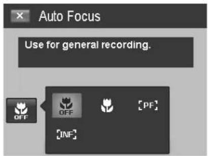 AGFA AP Compact 103 - To set the Focus mode: - 1