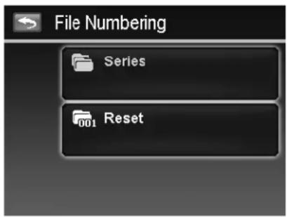 AGFA AP Compact 103 - Setting File Numbering - 1