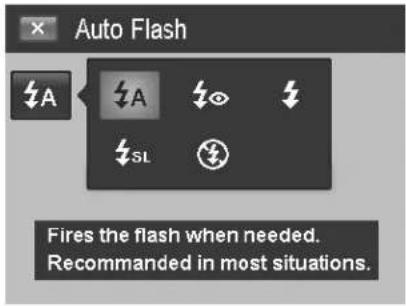 AGFA AP Compact 103 - To activate Flash: - 1