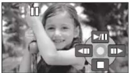 PANASONIC SDR-T50P/PC - Select the playback operation with the joystick. - 1